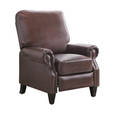 China Adjustable Contemporary Faux Leather Recliner Recliner Chair (Others) Manual Leisure Sofa Living Room Armchairs for sale