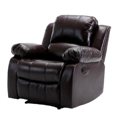 China Recliner Adjustable Classic Chair Heavy Duty (Other) Frame Padded Sofa Wide Seat Armchair Pu Leather Lounge Chair for sale