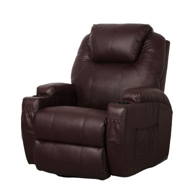 China (Other) Morden Adjustable Massage Vibrate Recliner Chair Heated PU 360 Degree Swivel Leather Ergonomic Salon Sofa for sale