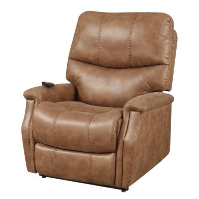 China PU(Height)Power Lift Aid Recliner Adjustable Standard Chair Dual Motor Leather Recliner Sofa For Elderly for sale