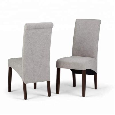 China Modern High Quality Dining Chairs Upholstered Faux Leather Dining Chair for sale