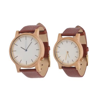 China Non-Specific Wholesale SOPEWOD OEM/ODM Lovers Leather Band Couple Watch For Women Men for sale