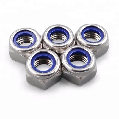 China Carbon Steel Factory Supply DIN982 Nylon Lock Nut for sale