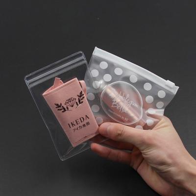 China PVC Mini Zipper Pouch Jewelry /Necklace Fashion Jewelry Ziplock Custom Packaging Bag Clear Zipper Bag BIODEGRADABLE for sale