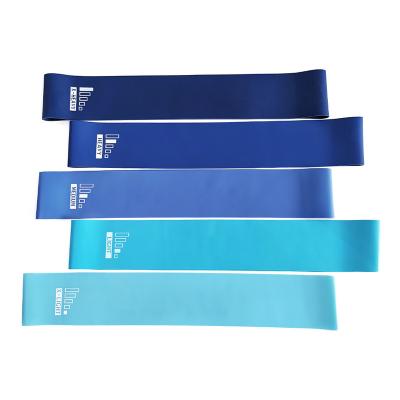 China Yoga Sports Gradient Custom Latex Elastic Fitness Custom Resistance Bands Wholesale for sale