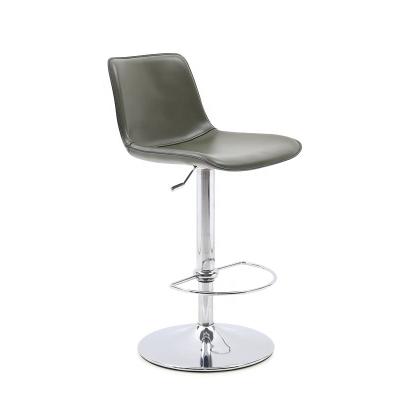 China Modern Professional Wholesale Metal Base Adjustable Height Swivel Bar Stools Bar Chair for sale