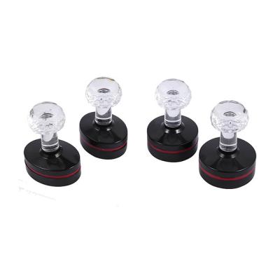 China Office HB Series Custom Multiple Sizes Pre Inked Crystal Handle Photosensitive Office Flash Stamps for sale