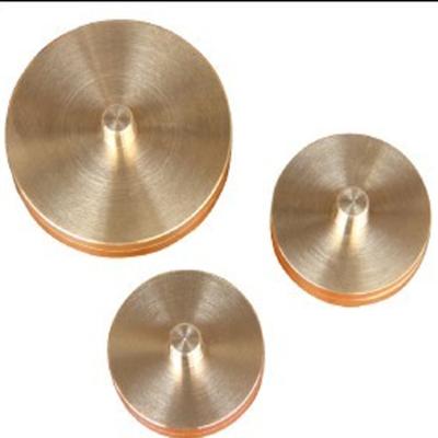 China Desktop Copper Stamper Insert Embossing Stamp Insert Round Insert Stamper 40-50 mm for sale