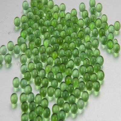 China China 3-6mm Crystal Glass Balls Green Glass Marble for sale