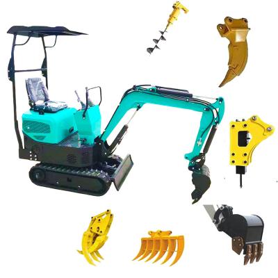 China Factory 0.8 ton 1 ton 1.2TonMini Excavator Digger Machine With CE certificate minibagger for sale