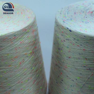 China Blend COTTON POLYESTER NEP YARN, FANCY YARN for sale