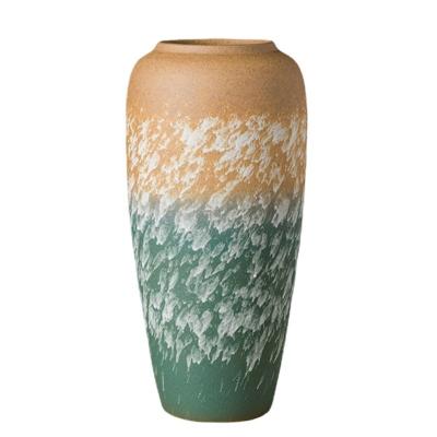 China Modern Simple Home Accessories Art Deco Jingdezhen Large Ceramic Floor Vase for sale