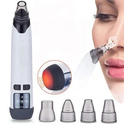 China Black Head Removal Custom 4 in 1 Portable USB Nose Papula Pore Vacuum Electric Blackhead Facial Cleansing Remover for sale