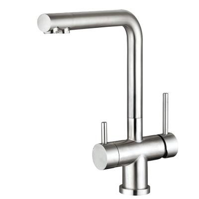 China Pull Out Spray High Quality Brushed Steel Mixer Tap With Pull Out Spray With Pull Out Spray Kitchen Bathroom Faucets for sale