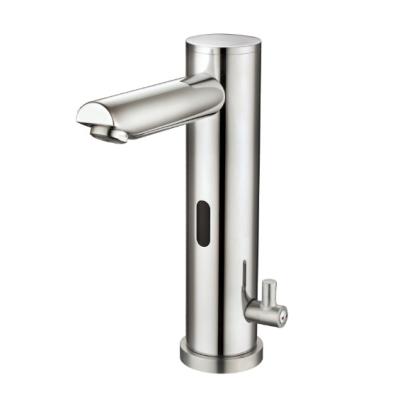 China Sense Faucets Touch Less Smart Stainless Steel Kitchen Hot And Cold Water Sink Faucet Faucets for sale