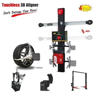 China Altra-thin Aluminum Target Aligner 3D Car Wheel Four Wheel Aligner For Car Workshop X96 for sale