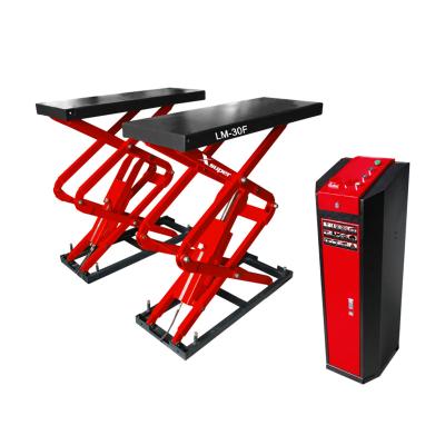 China Top scissor lift for different length vehicles with anti-surge valve 3500kg for sale