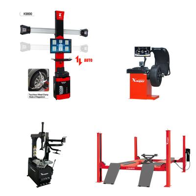 China Combo Car Touchless 3D Wheel Aligner Wheel Tire Aligner Balancing Machine For Car Workshop for sale