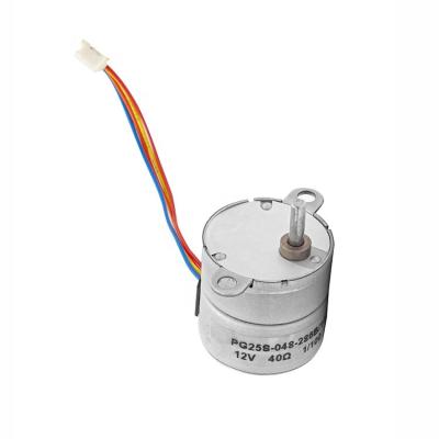 China HVAC/R Valve Actuation PG25 PM Micro Stepper Gear Motor Reduction Ratio 1/100 for valve control/intelligent home appliance/automation equipment for sale