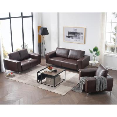 China (Other) Vintage Adjustable Real Leather Sofa Sectional Modern Recliner Leather Modern Design Sofa Luxury for sale