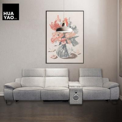 China White Power Reclining Adjustable Fabric Manufacturer Guangdong Sectional Sofa (Other) for sale