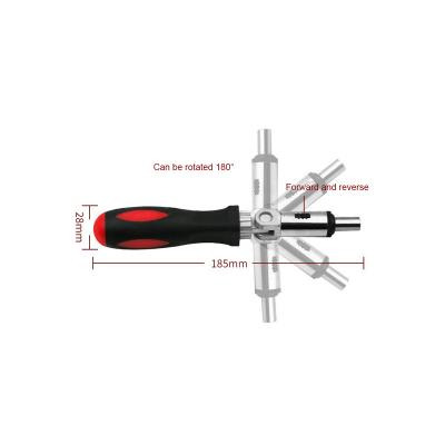 China Wholesale DIY 4 in 1 Most Used Area Sizes Car Repair Socket Rachet Screwdriver for sale