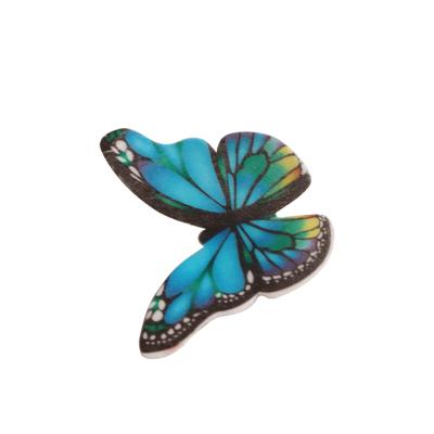 China 2021Birthday Decoration Paper Wedding Favors Party Supplies Cake Decorating Tools Cute Butterfly Cake Plug-in Baby Shower Cake Toppers for sale