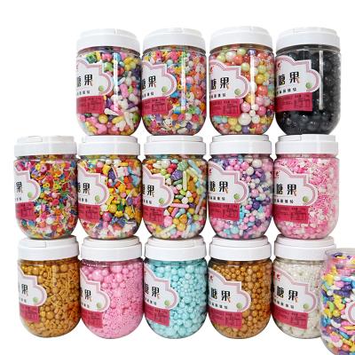 China Cake Decorating Factory Wholesale Bakery Decorating Ingredients Happy Birthday Sugar Pearl Sprinkles Mixed Colorful Cake Sprinkles for sale