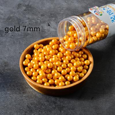 China Sugar Edible Cake Decorating Sweet Gold Crystal Sugar Sprinkles for sale