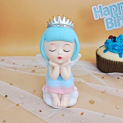 China The new 2021 vinyl cake topper for chirldren children birthday doll decorative cake topper toy for sale