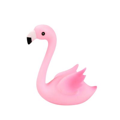 China Small Size Cute Flamingo Baking Toy PVC Ornaments Wedding Party Supplies Birthday Party Cake Decoration Kids Toys Hot Viable for sale