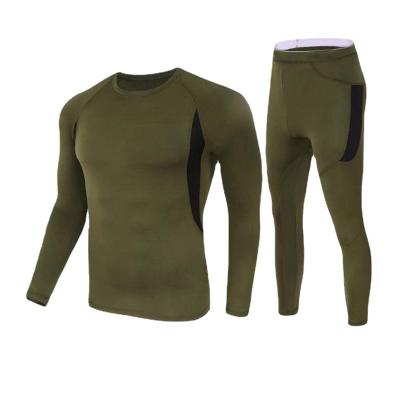 China QUICK DRY Winter Hunting Gear Sport Long Johns Base Layer Bottom Top Mid Weight Thermal Underwear Set for sale