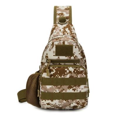 China High Quallity FREE SAMPLE Camouflage leisure travel one shoulder messenger bag men's outdoor multi-functional chest bag for sale