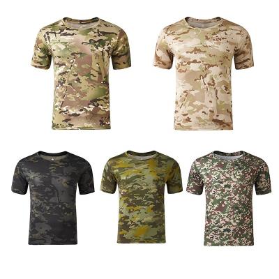 China Anti-Static Custom Polyester Shirt Camouflage Sublimation Printing Fishing Suit Men Lightweight Quick Dry Short Sleeve Camo Shirt for sale