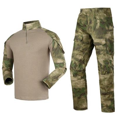 China Breathable Camouflage Uniform Men Outdoor Training Hunting Long Sleeve Shirt Pants Tactical Combat Clothing for sale