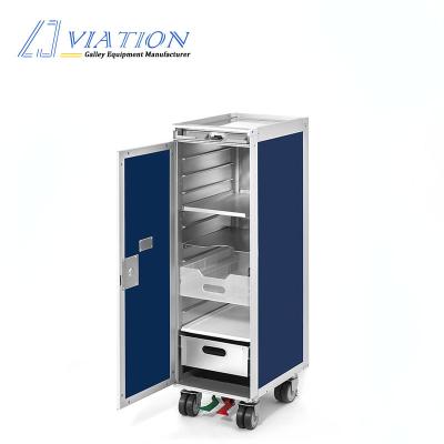 China Newest Design AIRCRAFT EQUIPMENT Half Size Airline Beverage Cart Kitchen Cart Cart for sale