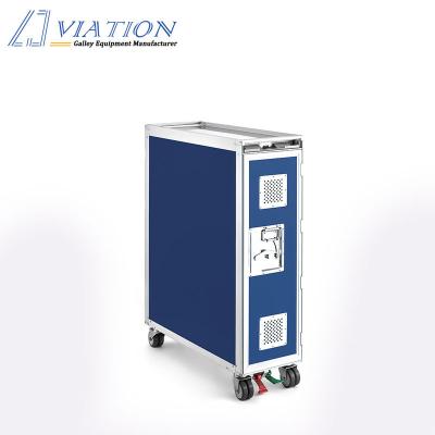 China AIRCRAFT EQUIPMENT Finely Processed Aluminum Atlas Airline Trolley Aircraft Catering Cart for sale