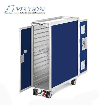 China AIRCRAFT EQUIPMENT DIY customization airline aluminum beverage carts for sale hand cart for sale