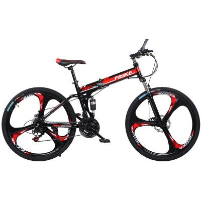 China Mounrain Street/Folding Bike 21 Speed ​​26 Inch Double Bottom Price Adult Damping Mountain Bike for sale