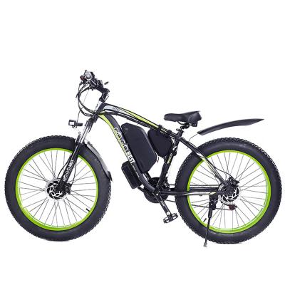 China Free Shipping Aluminum Alloy Fat Tire 1000W Electric Bike 48V MTB 26 Inch Dual Motor Electric Bike EU Warehouse for sale