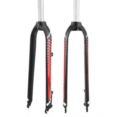 China MTB Bicycle Bike Bicycle Fork Aluminum Alloy 24/26/27.5/29 Mountain Bike Fork Hard No Suspension Fork for sale