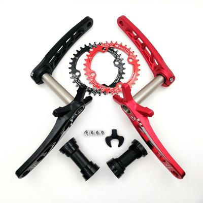 China High Quality Jiankun MTB Mountain Bike Children's Bikes Crank Bicycle Straight Freewheel Bicycle Crank Set Crank Arm Bike Part for sale