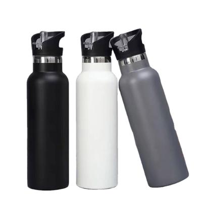 China Stainless Steel Thermos Mug Cup Durable Upright Vacuum Insulated Large Capacity Wide Mouth Sports Bottle for sale