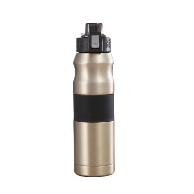 China Sustainable Thermos Water Bottle Vacuum Insulated Flask 304 Stainless Steel Portable Sports Water Bottle With Straw for sale