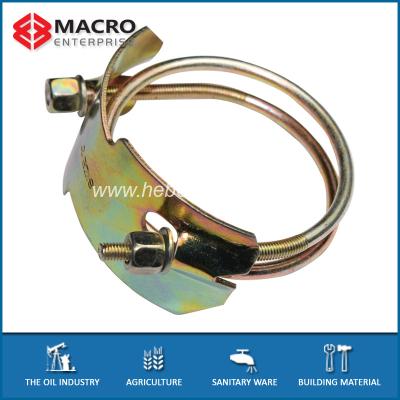 China (Or as you request) Double Head Crossed Copper Wire Spiral Conductor Clamp/Clamps for sale