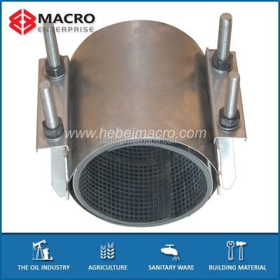 China SS304 Pipe Clamp Water Pipe Repair Flange Pipe Leak Connector for sale