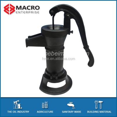 China Black American Metal Cast Iron Water Hand Pump Pitcher Pump for sale