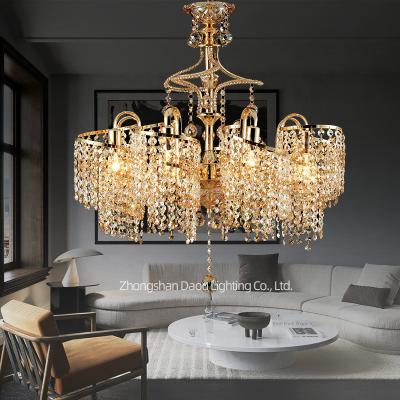 China Traditional luxury modern simple led chandelier light for living room hotel bedroom crystal chandelier for sale