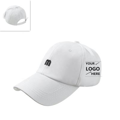 China Unisex Classic Soft Warm Camp JOINT Logo Unstructured Baseball Hats Custom Sell Top 6 Panel Caps for sale