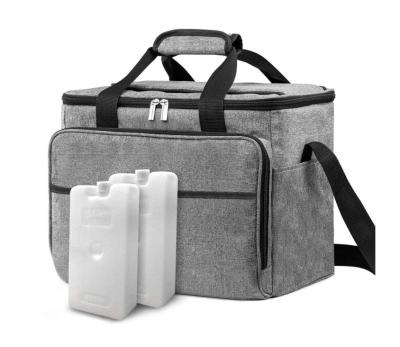 China Large Waterproof Soft Cooler Bag With Folding Cutting Board , Insulated Leakproof Portable Cooler Packaging for sale